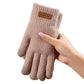 Guantes térmicos de punto cálidos compatibles con pantallas táctiles