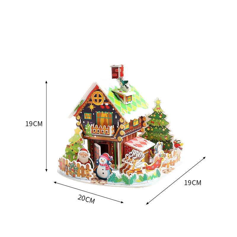 🎅Regalos de Navidad🎁Kit de rompecabezas navideño 3D DIY