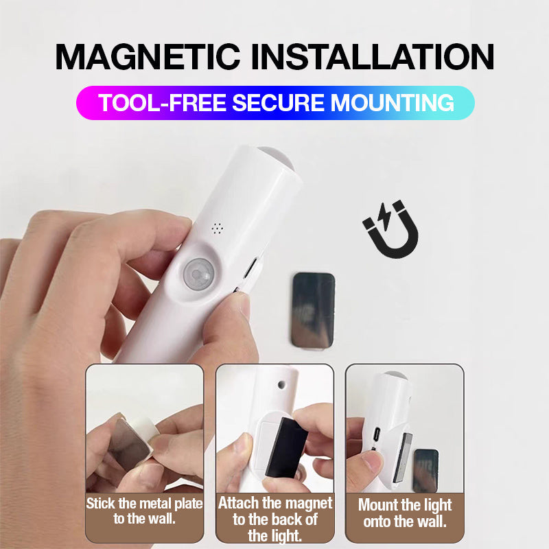 Luz RGB Inteligente con Sensor de Movimiento Magnético