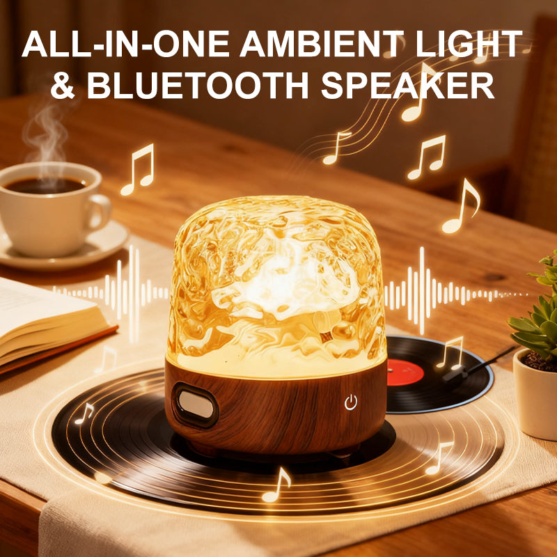 Luz ambiental y altavoz Bluetooth todo en uno