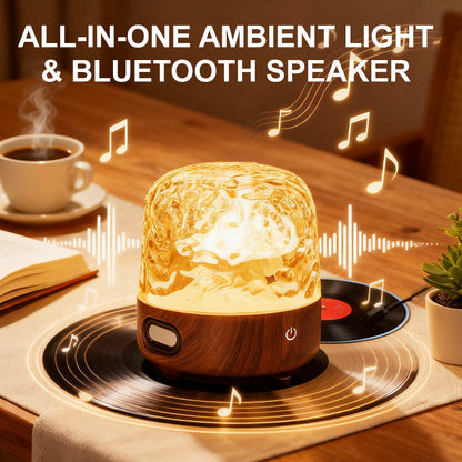 Luz ambiental y altavoz Bluetooth todo en uno