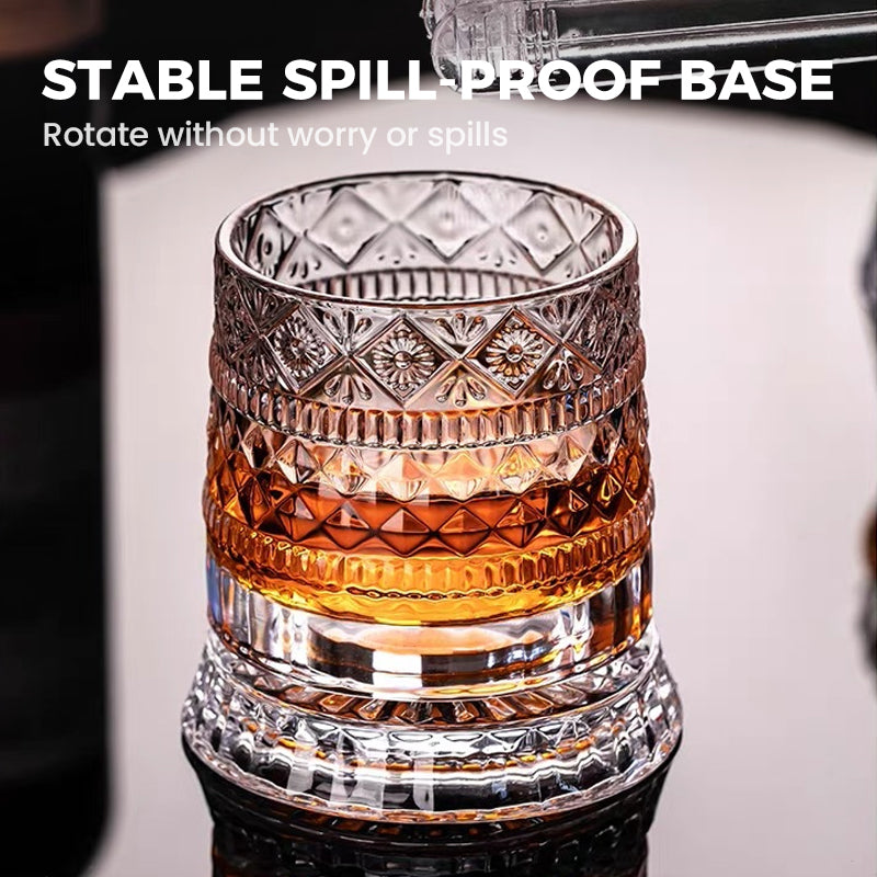 Título del Producto: Vaso Giratorio 360° para Whisky - Compra 2 Envío Gratis