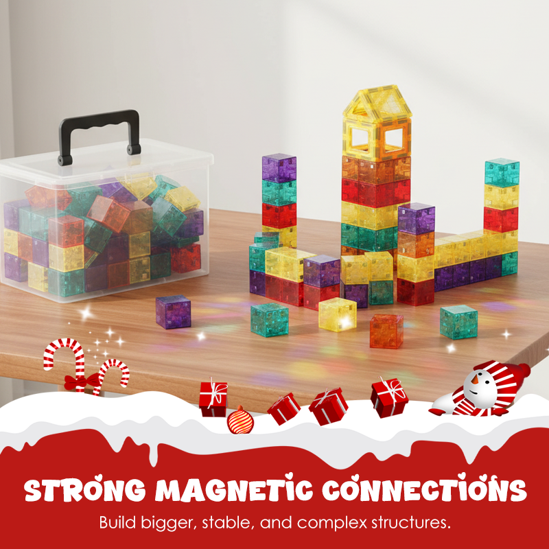 Juego de Bloques de Construcción Magnéticos para Niños