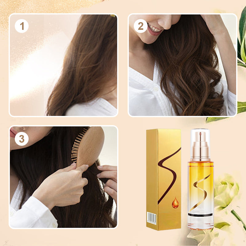 [Mejor regalo para ella] Aceite de cabello Spray para el cabello encrespado