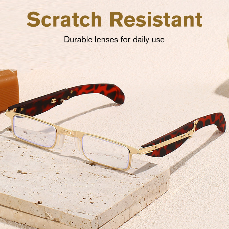 🔥Tiempo limitado 50% de descuento🔥  Lentes de lectura plegables con filtro de luz azul y estuche