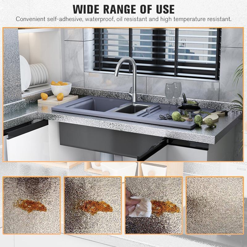 📢📢¡¡50% DE DESCUENTO!! ⏰Papel tapiz adhesivo para cocina – Protector de salpicaduras impermeable autoadhesivo para cocina