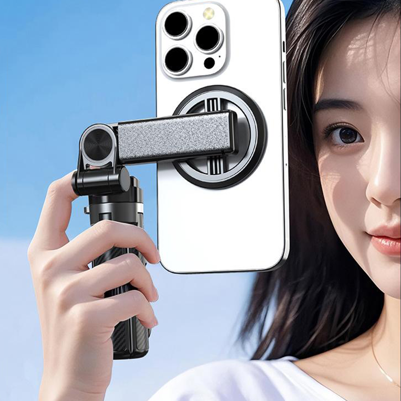 🔥Oferta especial (💥50 % de descuento)🔥Palo de selfie magnético 4 en 1 multifuncional con rotación de 360°