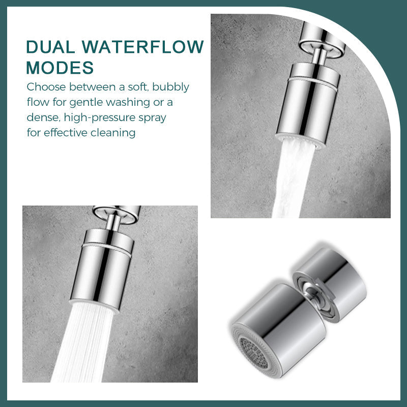 🚰✨ Grifo giratorio 360° con función 2 en 1 y aireador de agua potable – ¡Grifos de precisión para una cocina flexible y duradera! 🌱💧