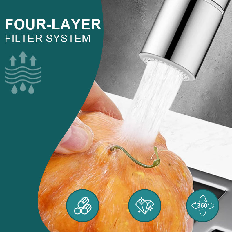 🚰✨ Grifo giratorio 360° con función 2 en 1 y aireador de agua potable – ¡Grifos de precisión para una cocina flexible y duradera! 🌱💧