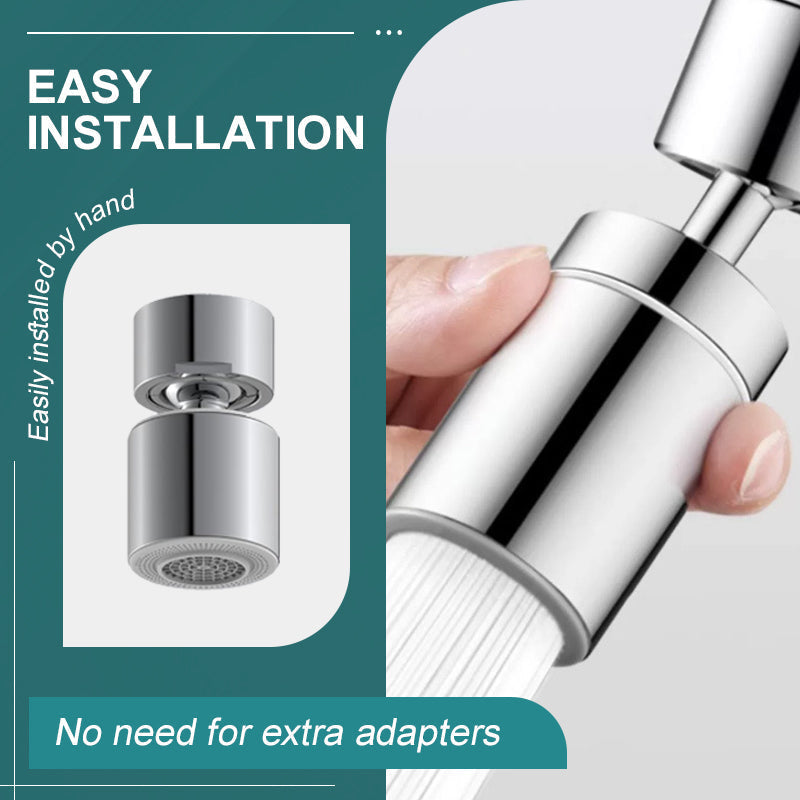 🚰✨ Grifo giratorio 360° con función 2 en 1 y aireador de agua potable – ¡Grifos de precisión para una cocina flexible y duradera! 🌱💧