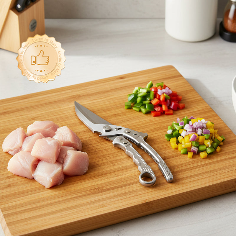 ⏰ ¡Oferta Limitada 50% OFF! 🔪 Tijeras de Cocina Desmontables para Huesos de Aves – Corte Fácil, Seguro y Rápido 🐔✨🏠
