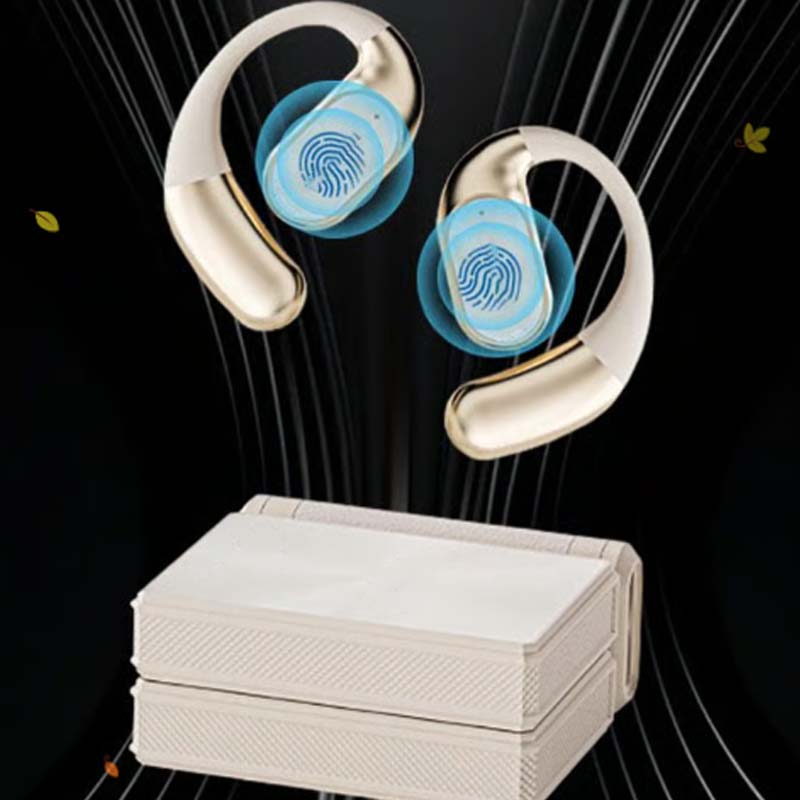 Auriculares inalámbricos ligeros de oído abierto con sonido nítido