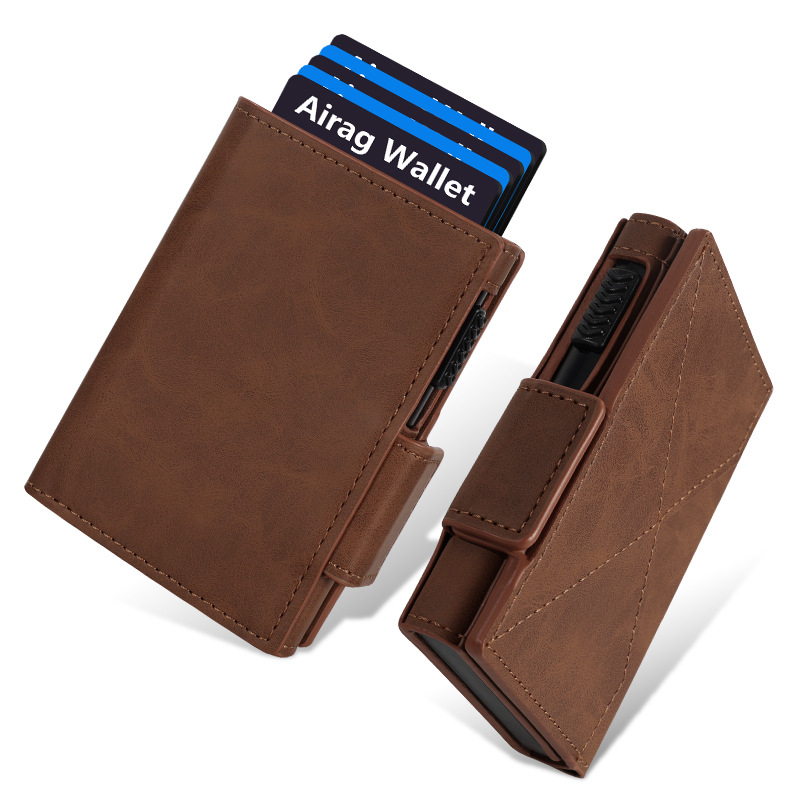 👛🔒 ¡OFERTA 50% OFF! Cartera Delgada RFID para Hombre con Ranura AirTag – Segura, Elegante y con Acceso Rápido a tus Tarjetas 💳✨