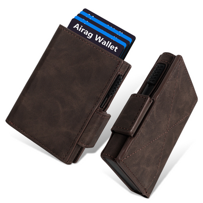 👛🔒 ¡OFERTA 50% OFF! Cartera Delgada RFID para Hombre con Ranura AirTag – Segura, Elegante y con Acceso Rápido a tus Tarjetas 💳✨