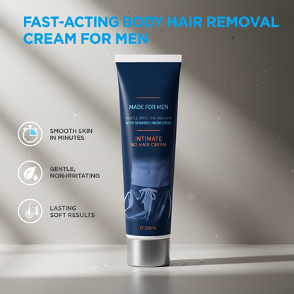 🎁¡Compra 2 y llévate 1 GRATIS!🔥 Crema Depilatoria de Acción Rápida para Hombres