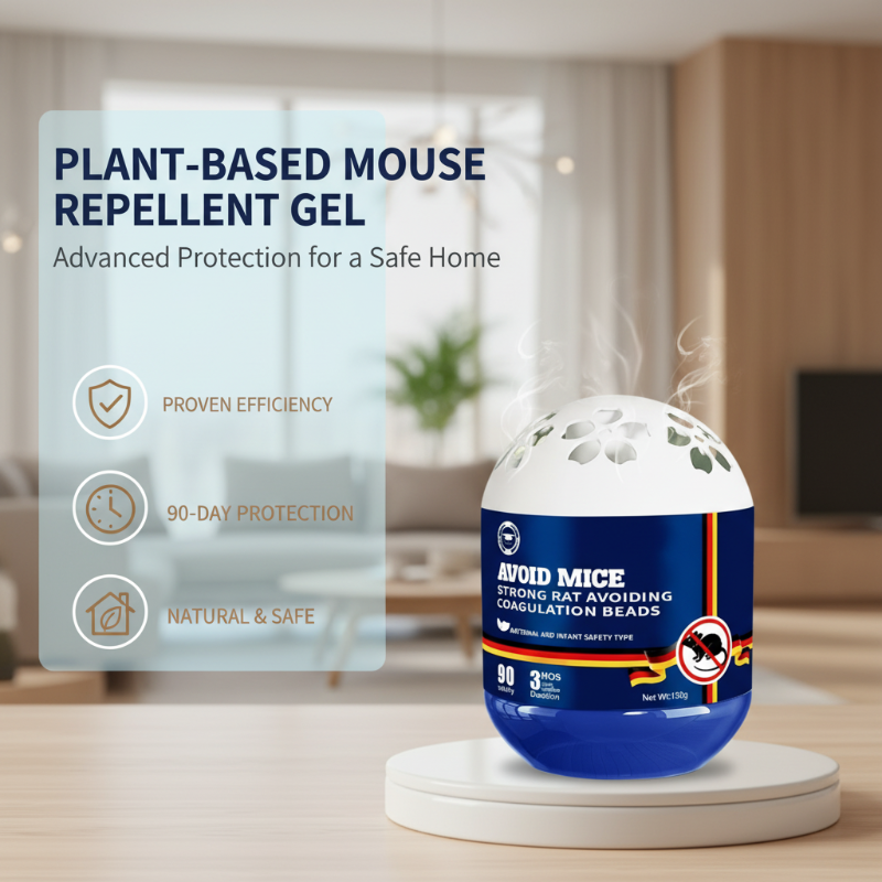 🔥¡Oferta de verano con 50% de descuento!🔥 Gel repelente de ratones de interior a base de plantas.