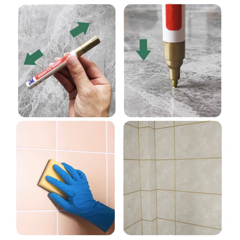Pousbo®🖌️ ¡Bolígrafo para juntas antimoho e impermeable para baldosas cerámicas! 🧱