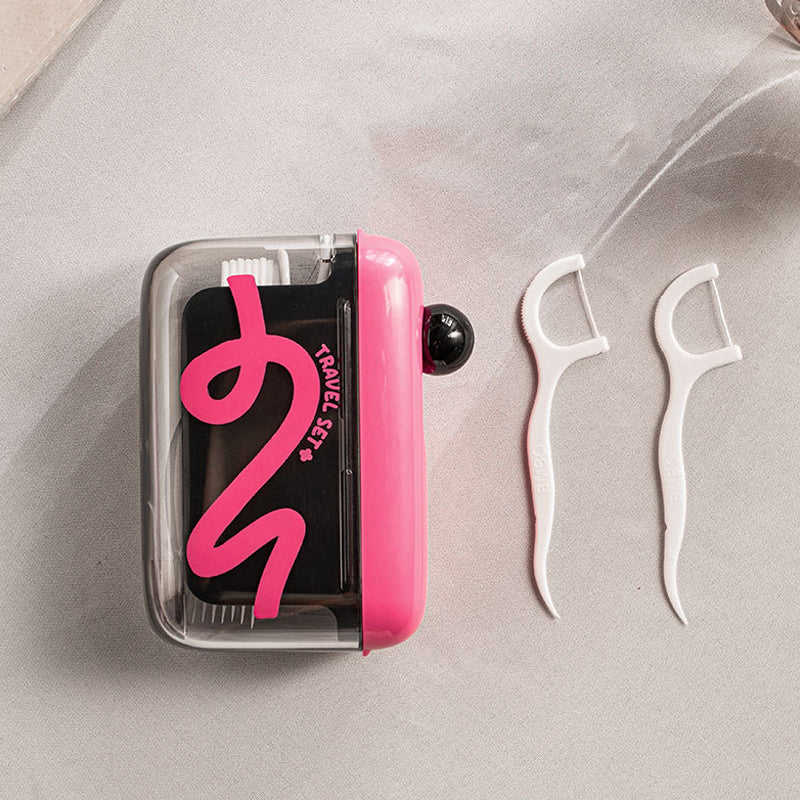 Dispensador automático emergente para guardar hilo dental