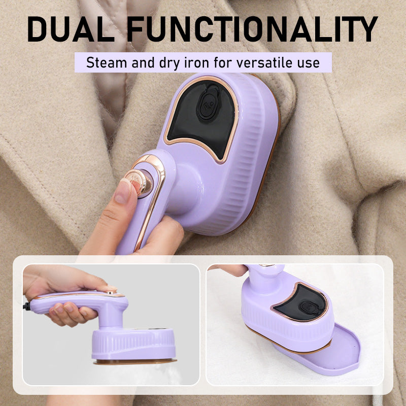 Mini Plancha de Vapor Plegable para Ropa