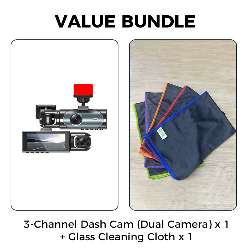 ✨2026 New Arrival 50%OFF🔥3-Channel 1080P Dash Cam📹