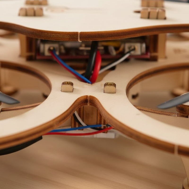 💥61% DE DESCUENTO🚀✈️ Kit de montaje de dron de madera para niños 🎁
