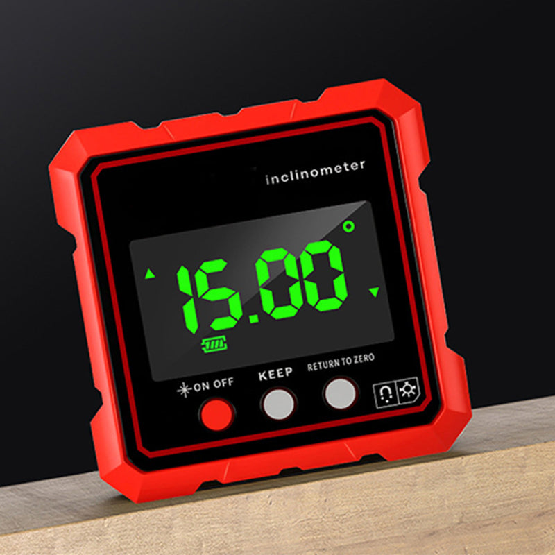 Inclinómetro magnético de alta precisión con pantalla LED