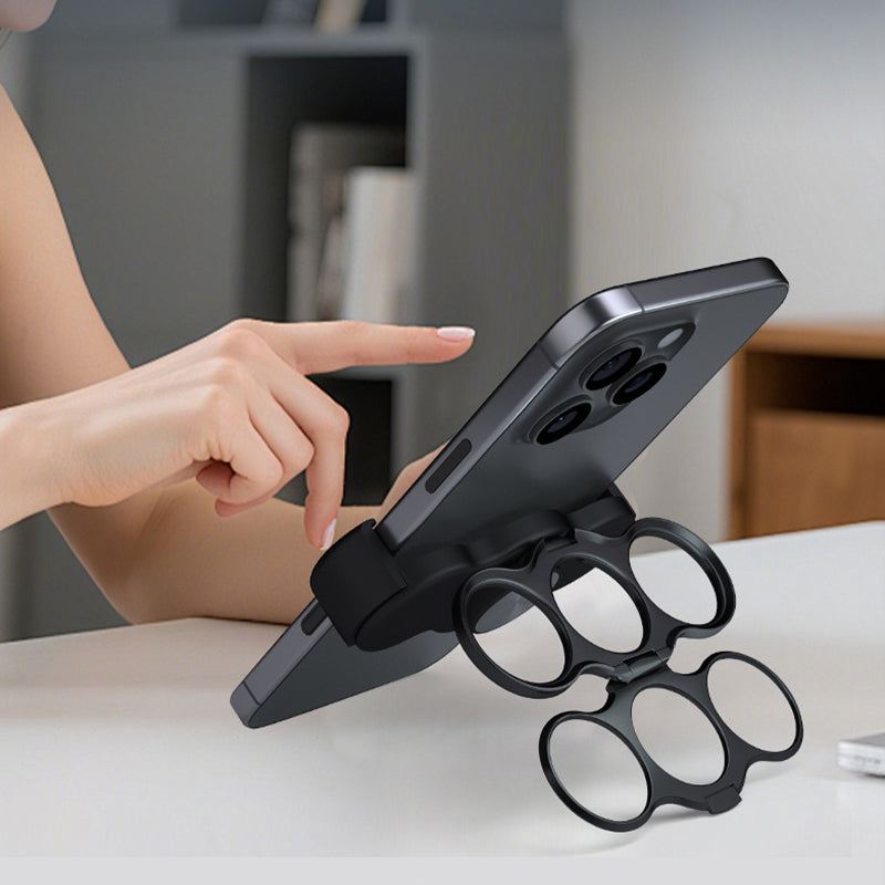 🔥Compre 2 y obtenga 1 gratis🔥 Soporte de clip trasero de tres dedos con anillo doble