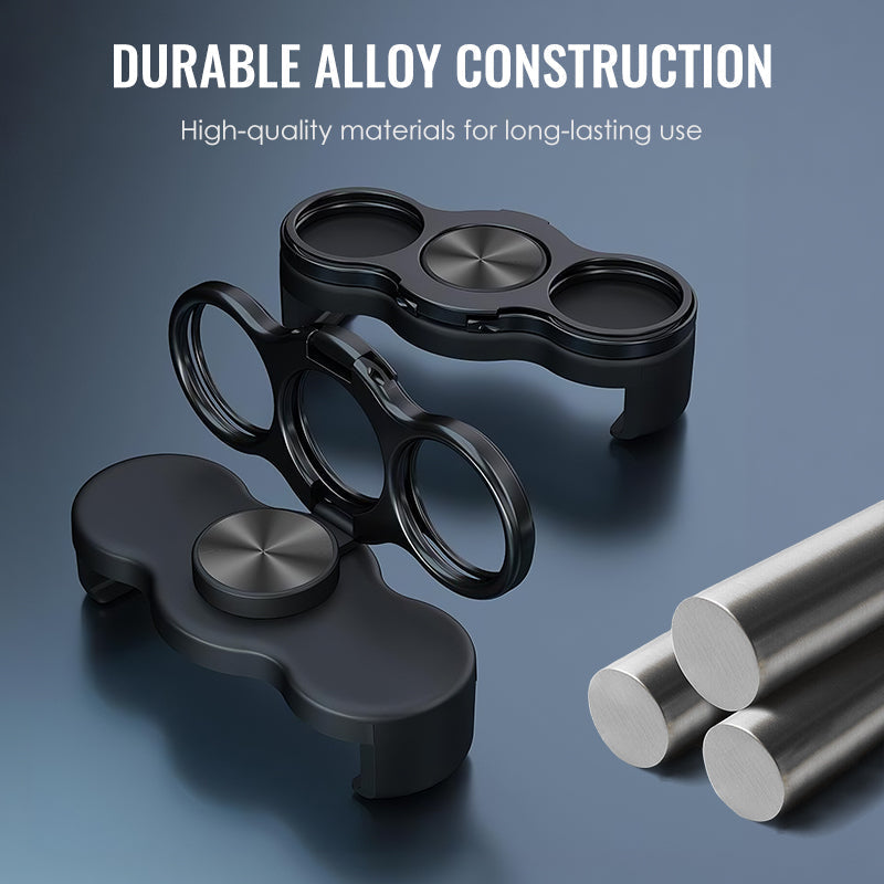 🔥Compre 2 y obtenga 1 gratis🔥 Soporte de clip trasero de tres dedos con anillo doble