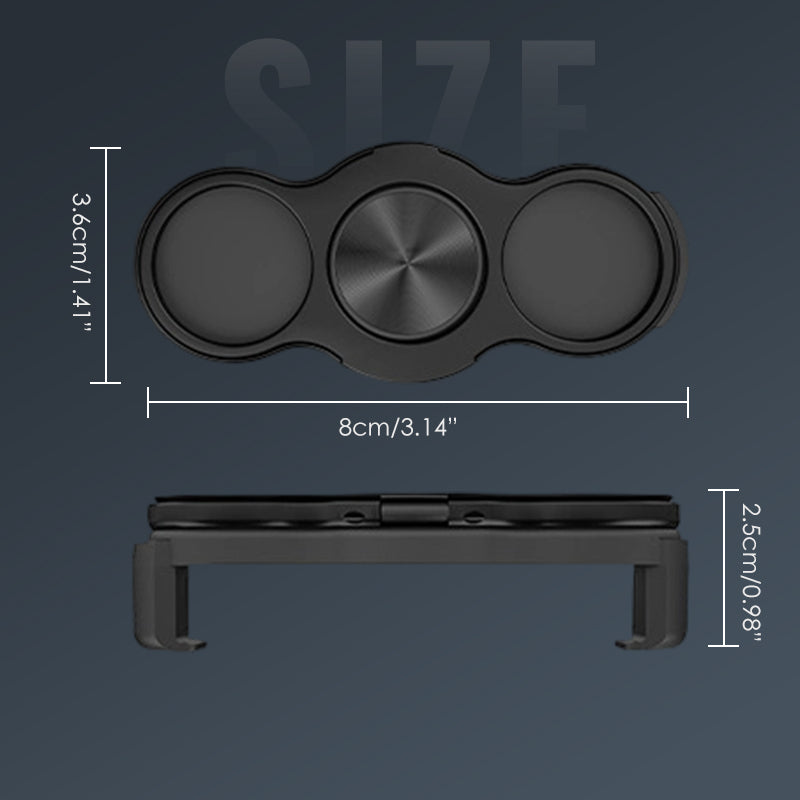 🔥Compre 2 y obtenga 1 gratis🔥 Soporte de clip trasero de tres dedos con anillo doble