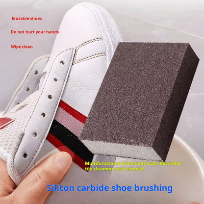 Cepillo de esmeril para zapatos, esponja limpiadora de zapatos, limpiador mágico para zapatillas blancas