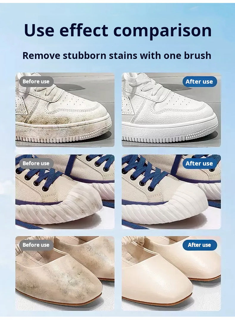 Cepillo de esmeril para zapatos, esponja limpiadora de zapatos, limpiador mágico para zapatillas blancas