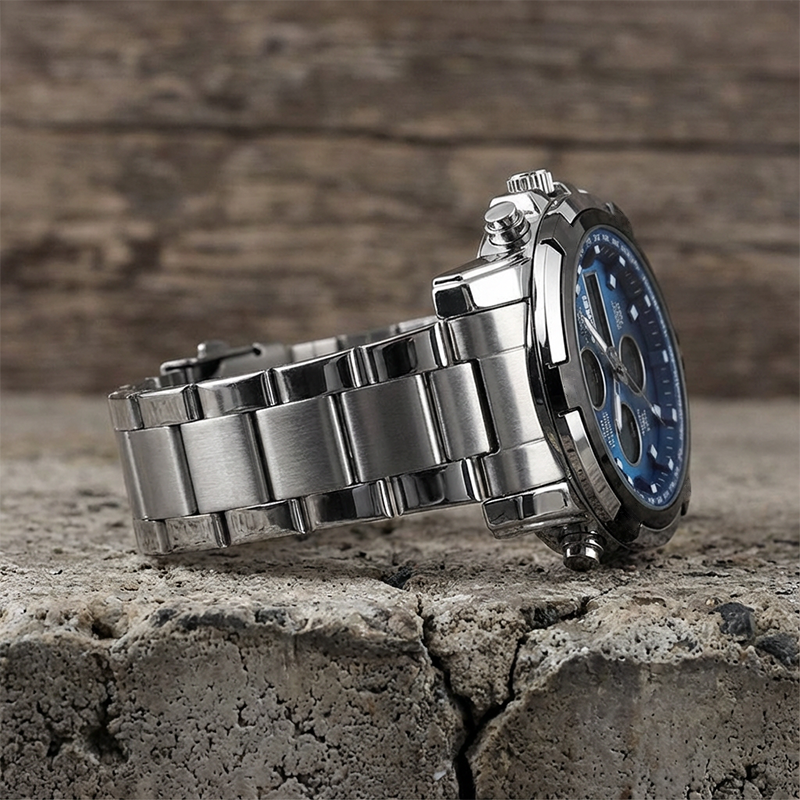 ⏱️ Reloj Militar 48mm con Doble Visualización – Resistente al Agua, Preciso y Estilo Aventurero 🏞️💪
