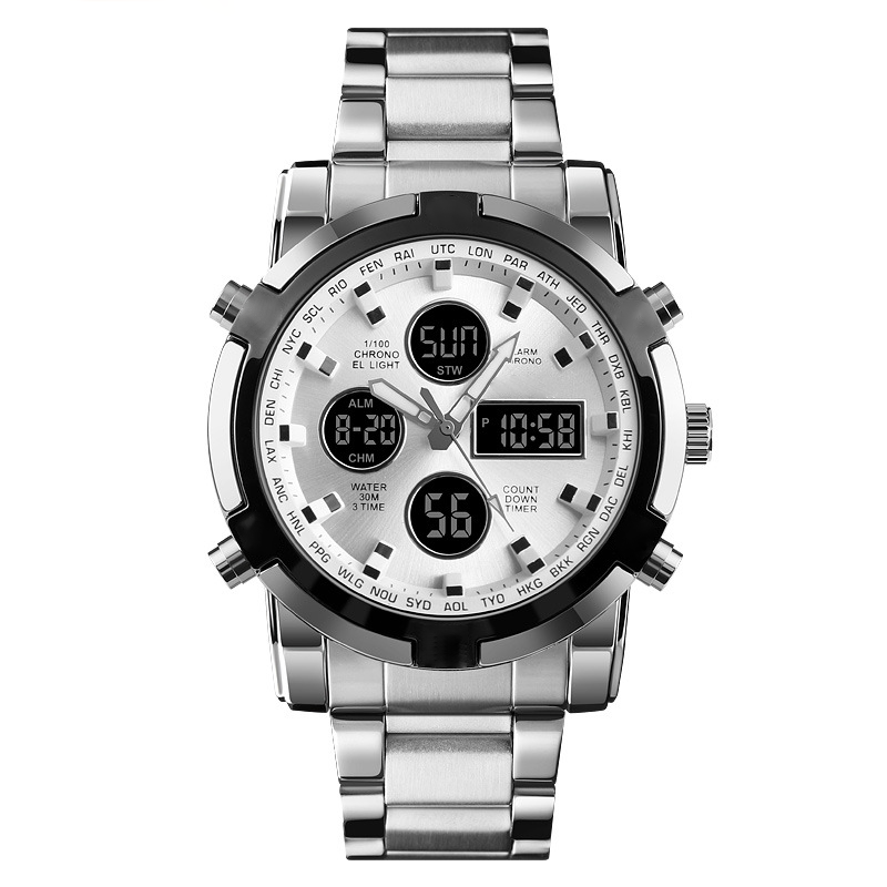 ⏱️ Reloj Militar 48mm con Doble Visualización – Resistente al Agua, Preciso y Estilo Aventurero 🏞️💪