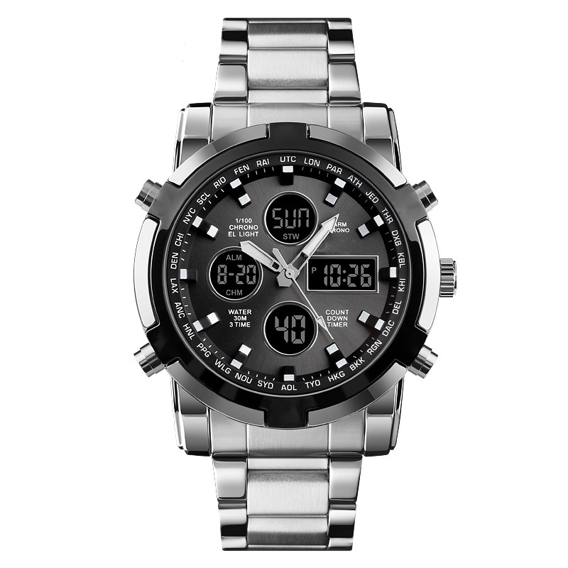 ⏱️ Reloj Militar 48mm con Doble Visualización – Resistente al Agua, Preciso y Estilo Aventurero 🏞️💪