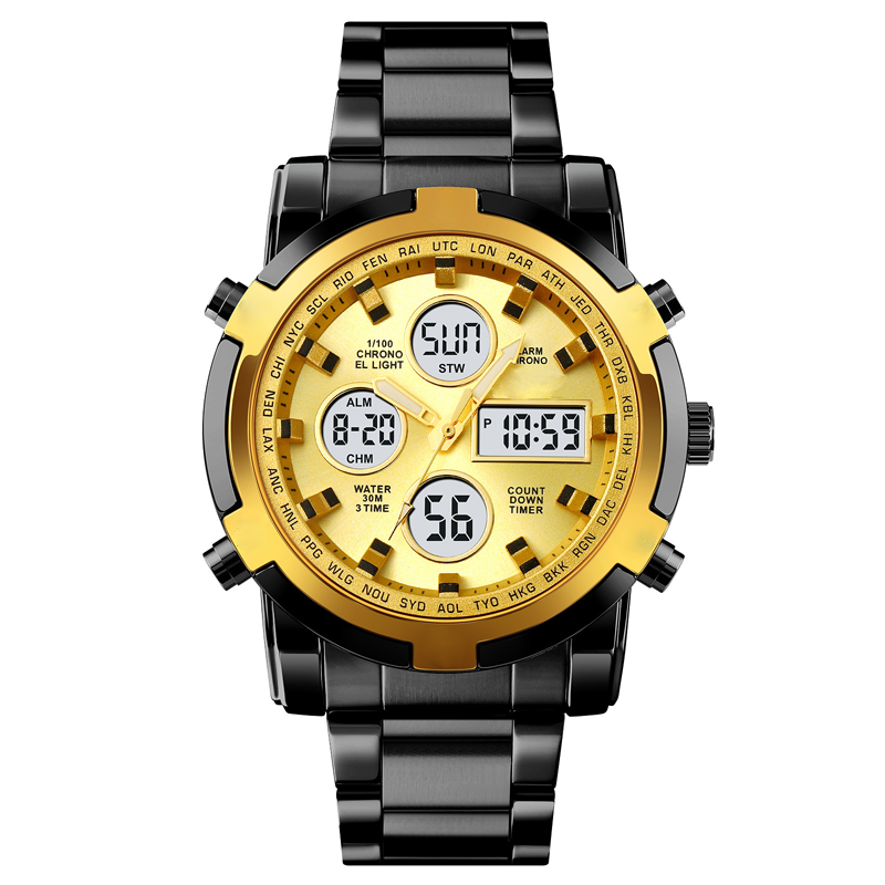 ⏱️ Reloj Militar 48mm con Doble Visualización – Resistente al Agua, Preciso y Estilo Aventurero 🏞️💪