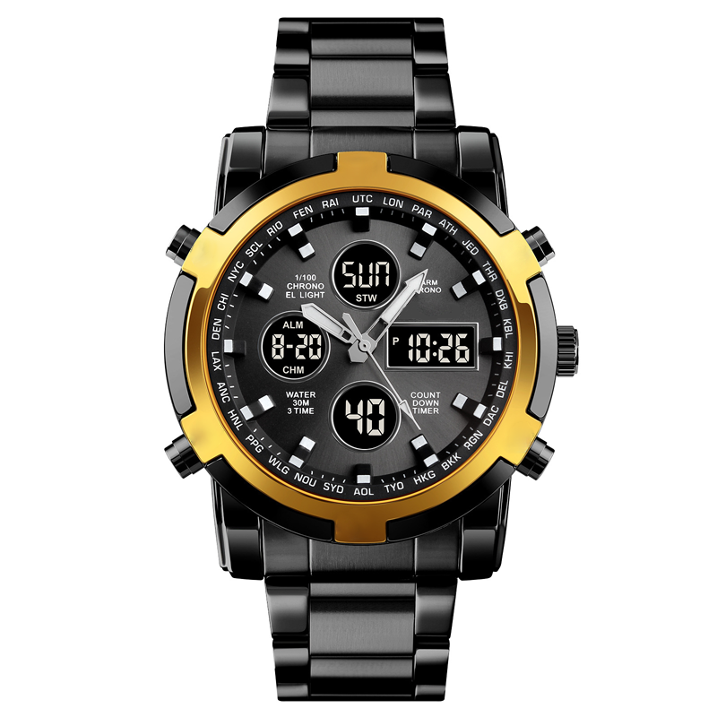 ⏱️ Reloj Militar 48mm con Doble Visualización – Resistente al Agua, Preciso y Estilo Aventurero 🏞️💪