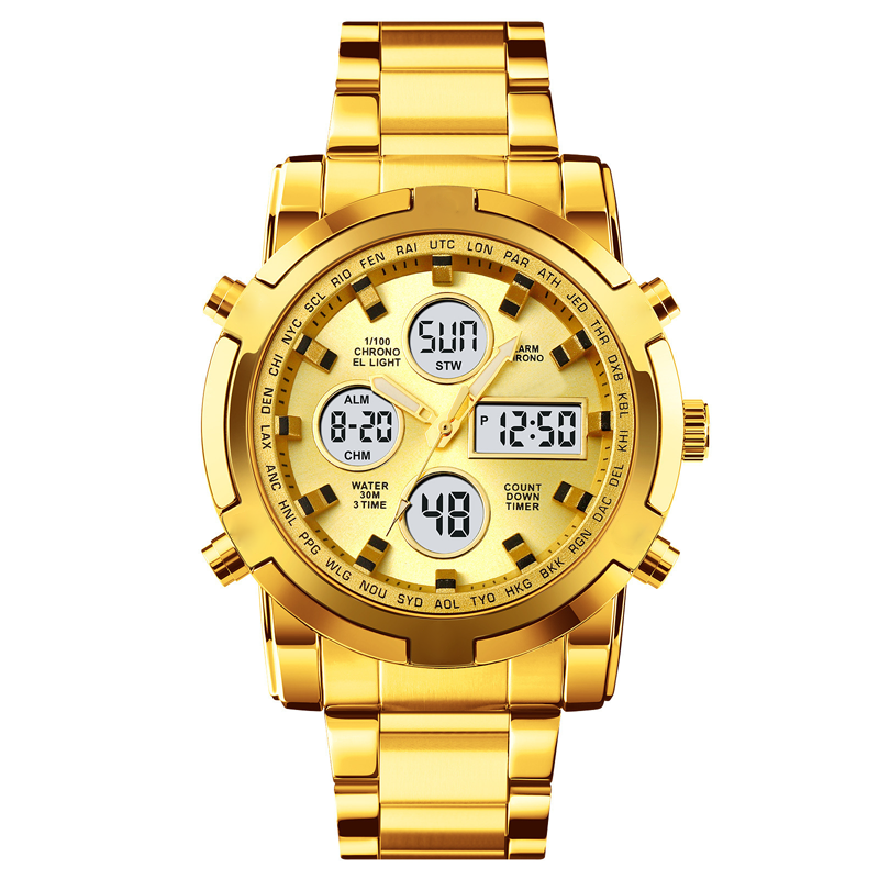 ⏱️ Reloj Militar 48mm con Doble Visualización – Resistente al Agua, Preciso y Estilo Aventurero 🏞️💪
