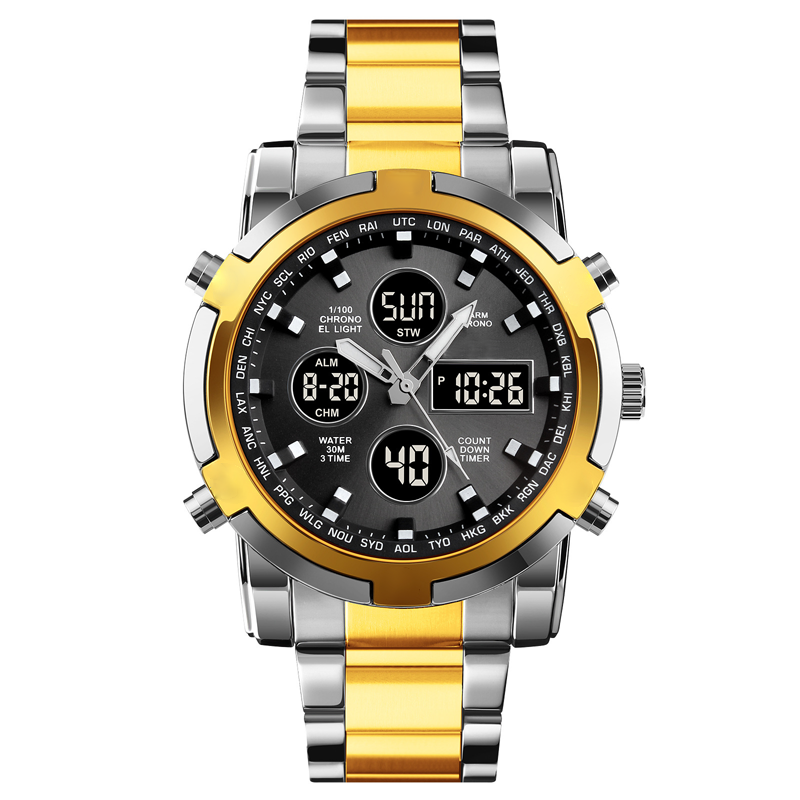 ⏱️ Reloj Militar 48mm con Doble Visualización – Resistente al Agua, Preciso y Estilo Aventurero 🏞️💪