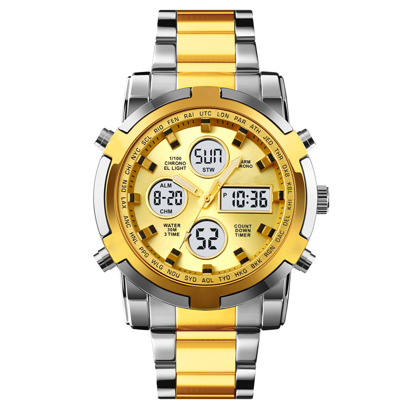 ⏱️ Reloj Militar 48mm con Doble Visualización – Resistente al Agua, Preciso y Estilo Aventurero 🏞️💪