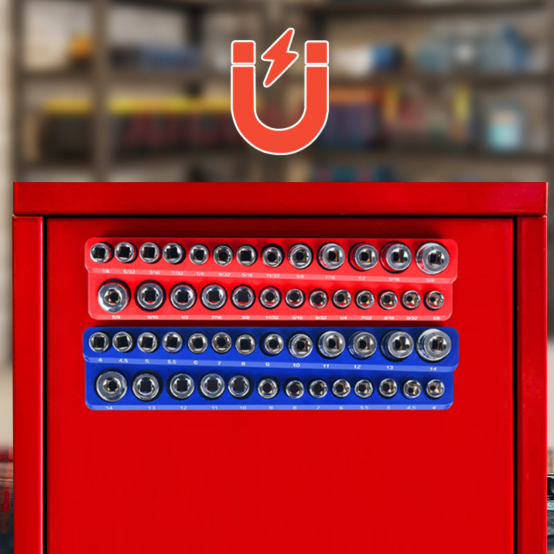 Juego de portaenchufes magnéticos de precisión