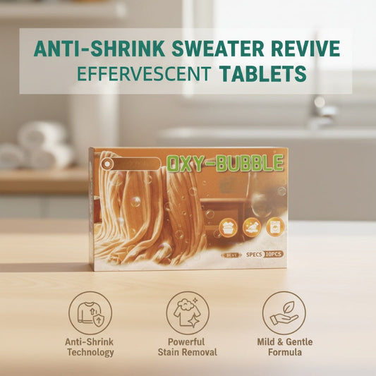 Tabletas Efervescentes para Revivir Suéteres Anti-Encogimiento