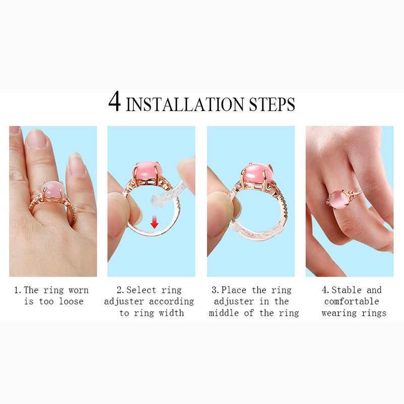 Ajustador de Tamaño Invisible para Anillos Flojos