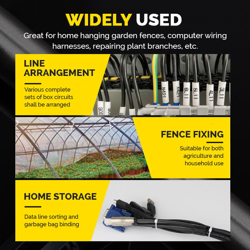 ¡50% de descuento! Bridas para cables con orificios para tornillos