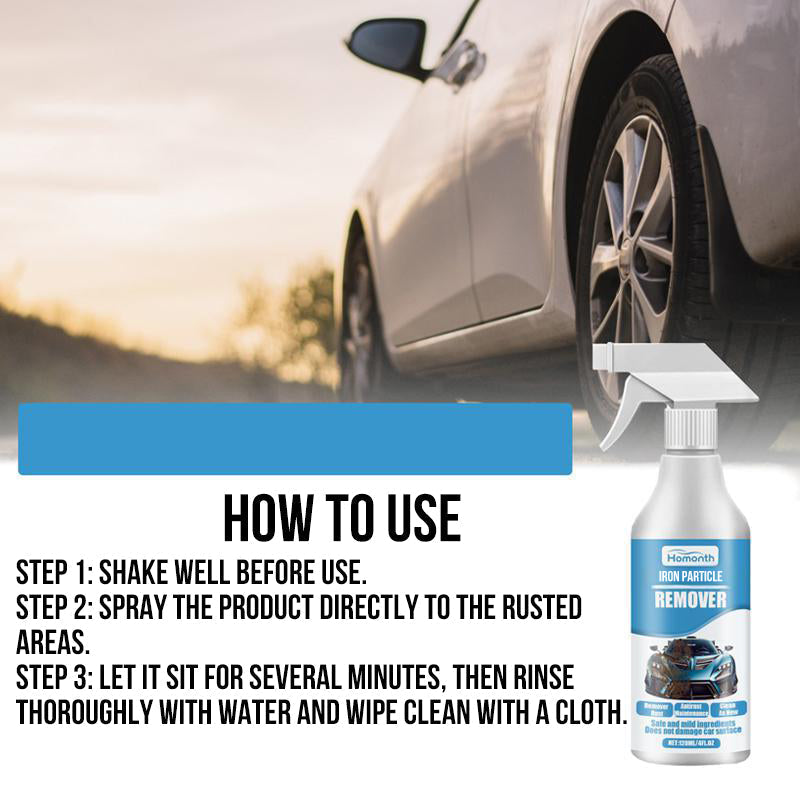 Spray eliminador de óxido y partículas de hierro para automóviles