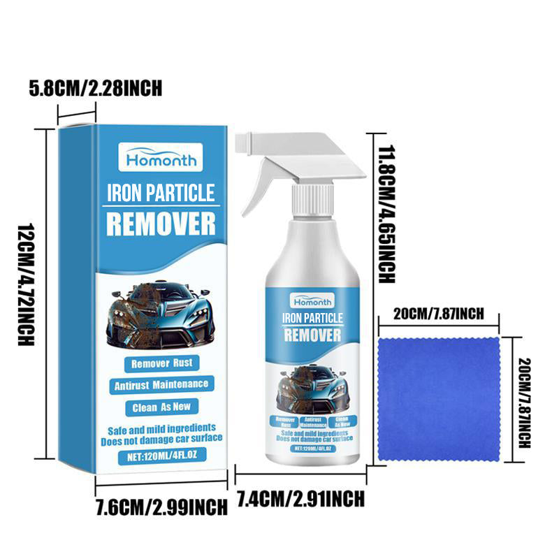 Spray eliminador de óxido y partículas de hierro para automóviles