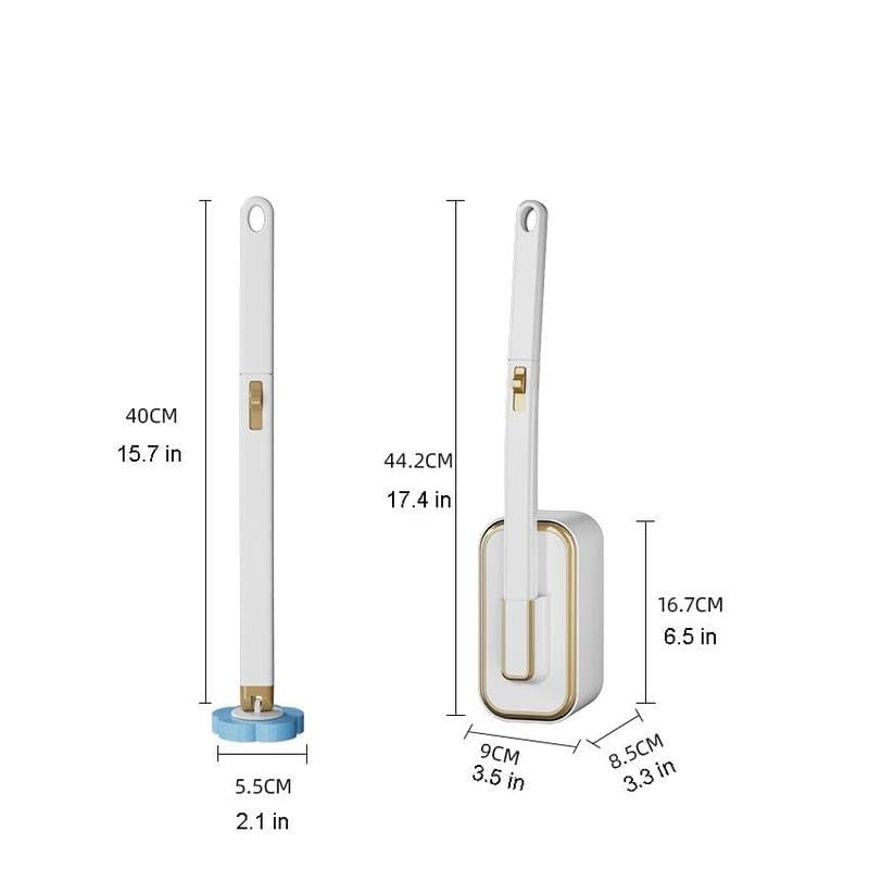 🏆¡¡¡PRECIO ESPECIAL DE LA SEMANA!!!✨Juego de escobilla de baño innovador para montar en la pared 🚽