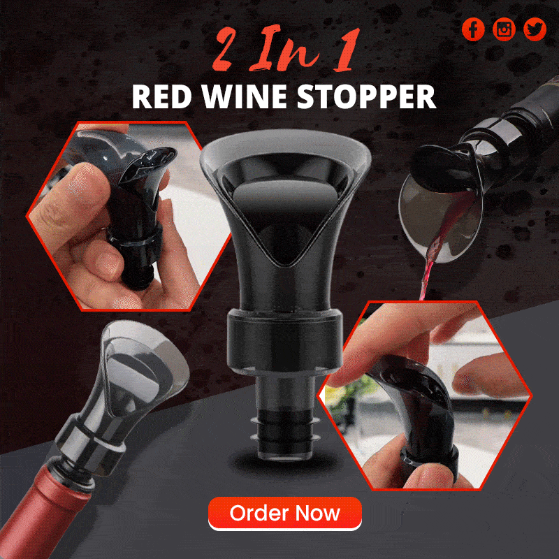 ¡50% DE DESCUENTO AHORA! 🧪 Envasadora de vino 2 en 1: bomba de vacío y selladora, conserva la frescura y el aroma ✨