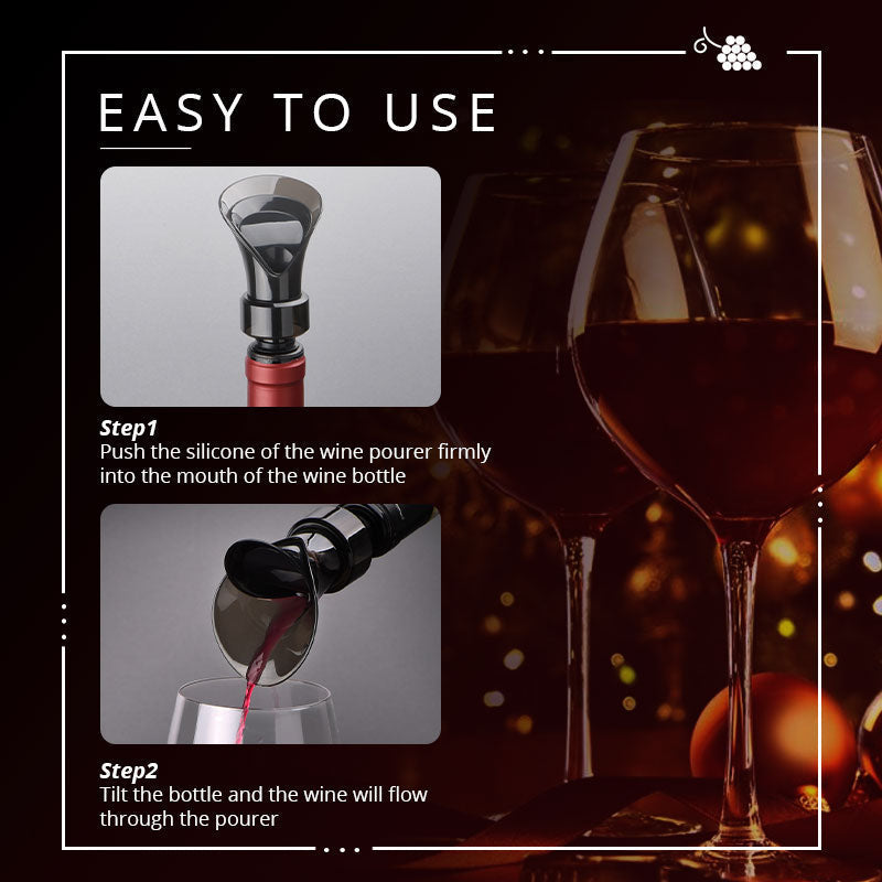 ¡50% DE DESCUENTO AHORA! 🧪 Envasadora de vino 2 en 1: bomba de vacío y selladora, conserva la frescura y el aroma ✨