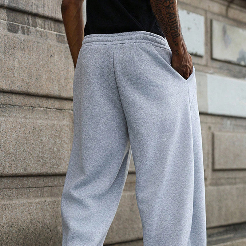 Pantalones Casuales Cómodos para Hombre con Cordón Ajustable