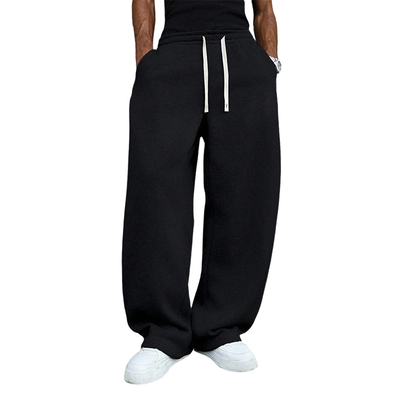 Pantalones Casuales Cómodos para Hombre con Cordón Ajustable
